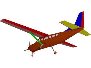 Cessna Caravan 3D Model preview