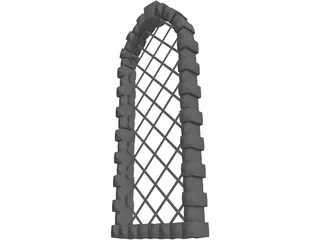 Window Castle 3D Model preview