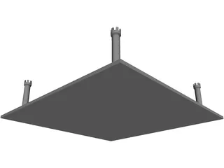 Fortress 3D Model preview