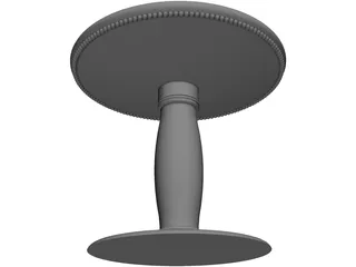 Ornamental Bird Bath 3D Model preview