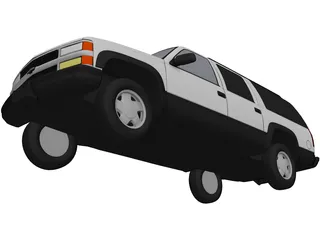 Chevrolet Suburban (1999) 3D Model preview