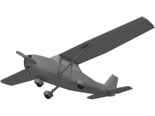 Cessna 172 3D Model preview