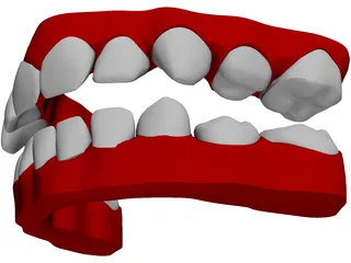 Teeth Childs 3D Model preview