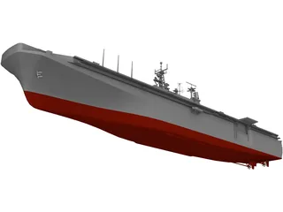 LHA-2 Saipan 3D Model preview