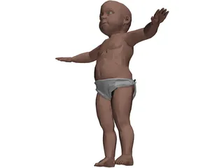 Toddler 3D Model preview