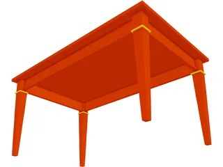 Table Coffee 3D Model preview