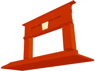 Fireplace 3D Model preview