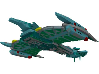 Star Trek Klingon 3D Model preview