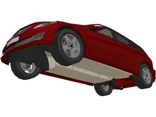 Mercedes-Benz R-Class 3D Model preview