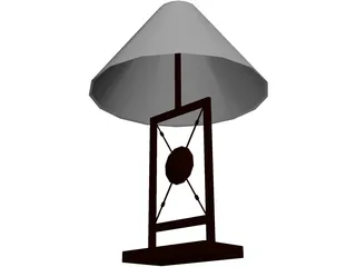 Lamp Table 3D Model preview