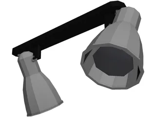 Lights Track 3D Model preview