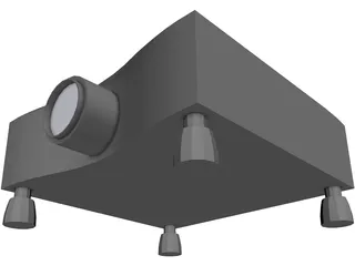 Slide Projector 3D Model preview