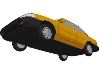 Toyota Corolla (1990) 3D Model preview