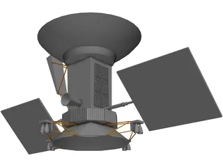 Magellan Satellite 3D Model preview