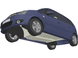 Opel Meriva 3D Model preview