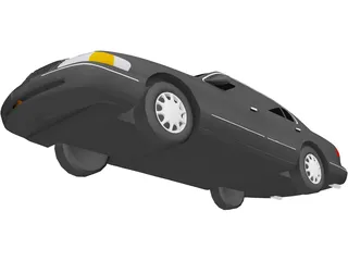Lincoln Continental (1997) 3D Model preview