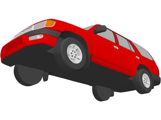 Toyota 4Runner (1999) 3D Model preview