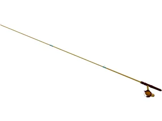 Fishing Pole 3D Model preview