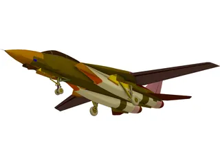 F-14D Tomcat 3D Model preview