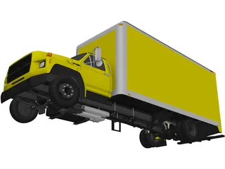 Moving Truck (1993) 3D Model preview