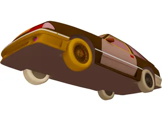 Ford Mustang (1989) 3D Model preview