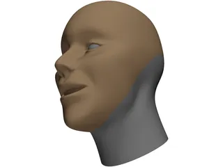 Head Human 3D Model preview