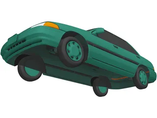 Ford Escort (1994) 3D Model preview
