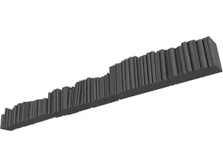 Books 3D Model preview
