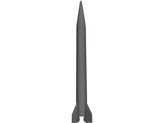 Scud B Missile 3D Model preview