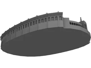 Coliseum Los Angeles 3D Model preview