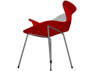 Chair Bluebelle Plastic 3D Model preview