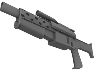 Rifle 3D Model preview