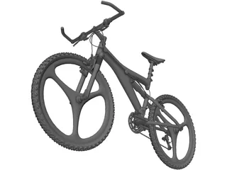Bike Mountain 3D Model preview