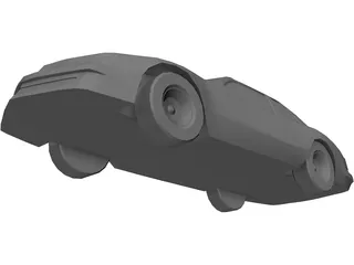 Ford Thunderbird Stock Car (1987) 3D Model preview