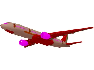 Boeing 777 3D Model preview