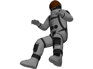 Astronaut 3D Model preview