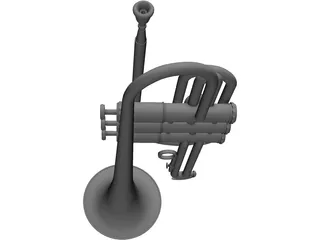 Cornet 3D Model preview