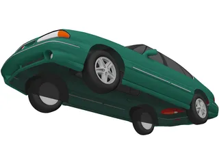 Pontiac Bonneville (1996) 3D Model preview