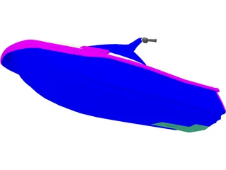 Personal Watercraft 3D Model preview