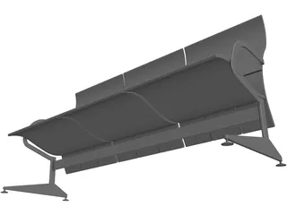Bench 3D Model preview