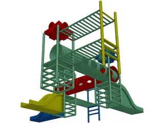 Play Equipment 3D Model preview