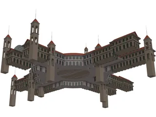 Shopping Centre 3D Model preview