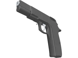 Pistol 3D Model preview