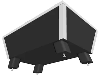Pool Table 3D Model preview
