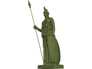 Athena 3D Model preview