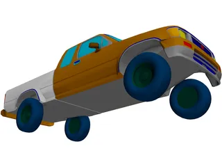 Toyota HiLux 3D Model preview