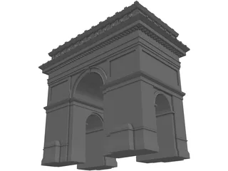 Arc of Triumf Paris 3D Model preview