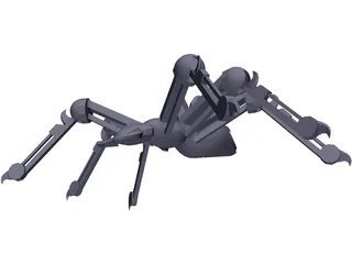 Robot Spider 3D Model preview