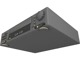 Sony VCR 3D Model preview