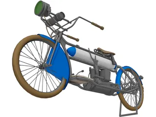 Henderson Model A (1912) 3D Model preview